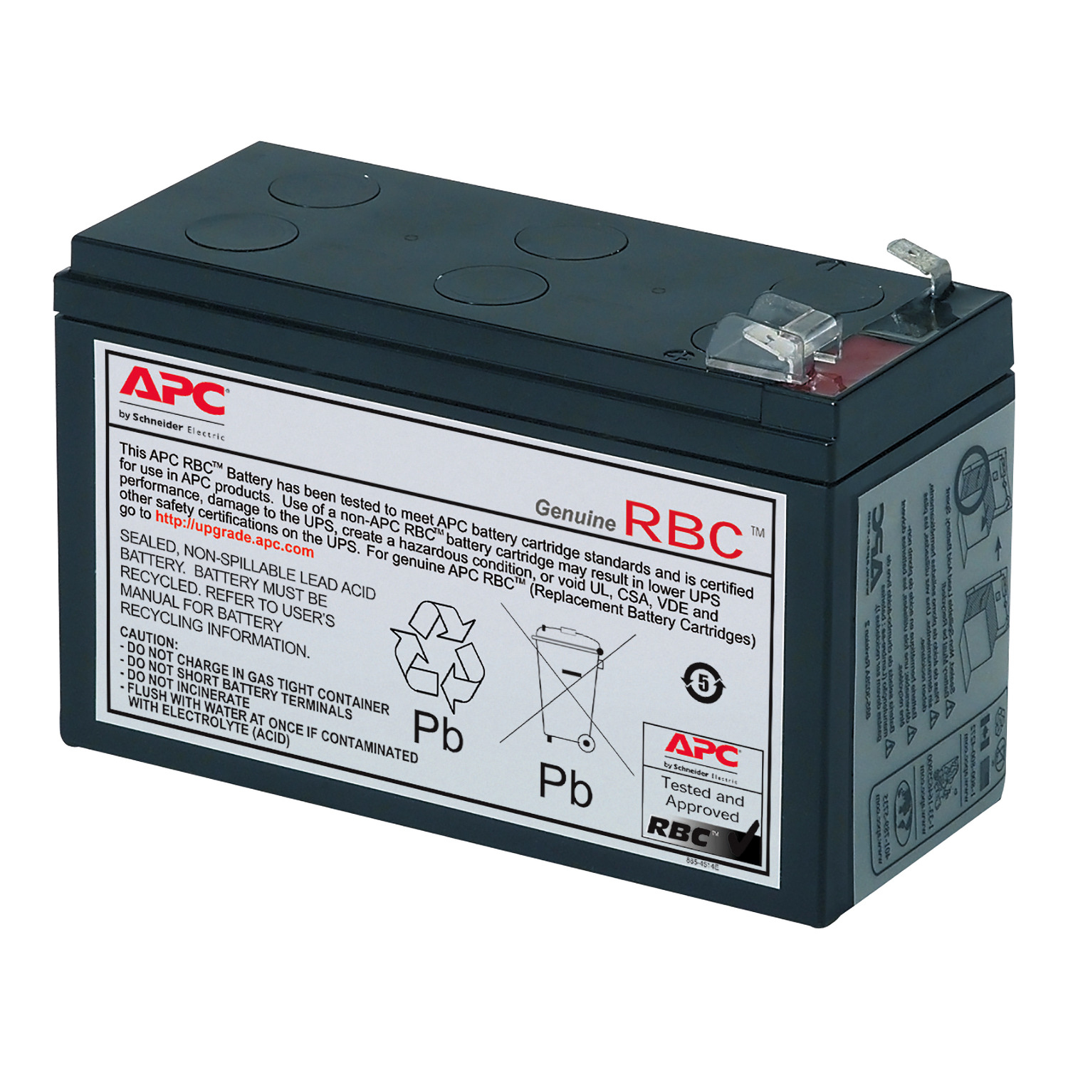 RBC2 batería para sistema ups Plomo ácido