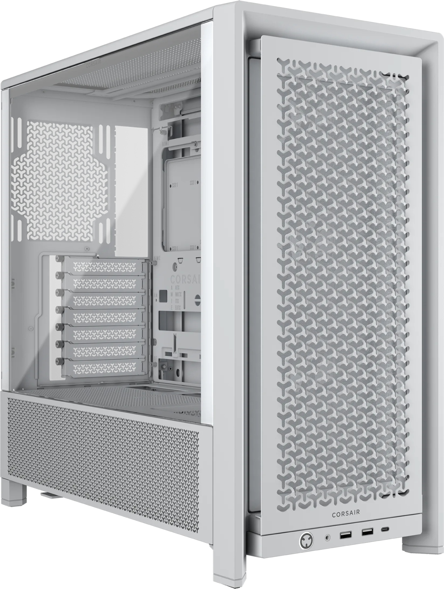 FRAME 4000D RS Midi Tower Blanco