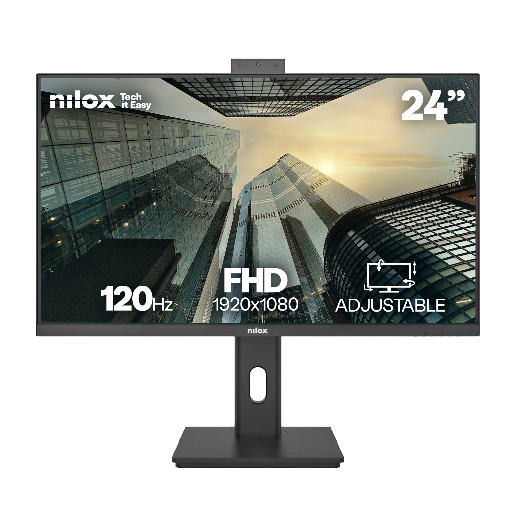 NXM24RWEB02B pantalla para PC 61 cm (24") 1920 x 1080 Pixeles Full HD LED Negro