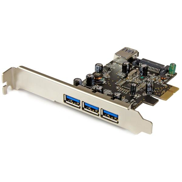 Tarjeta PCI Express con 4 Puertos USB 3.0 (5Gbps)