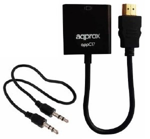 appC17 HDMI tipo A (Estándar) VGA (D-Sub) + 3,5mm Negro