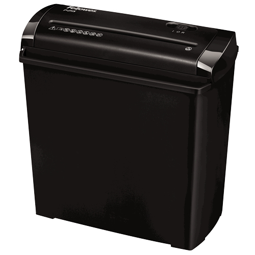 P-25S triturador de papel Corte en tiras 22 cm Negro, Gris
