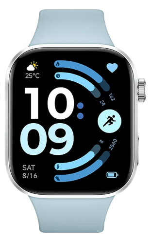 Redmi Watch 6 5,26 cm (2.07") AMOLED 46.5 mm Digital 432 x 514 Pixeles Pantalla táctil Azul GPS (satélite)