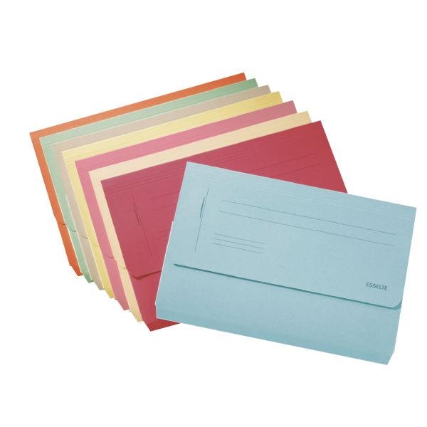 Pocket-file Folio Blue Amarillo Folio (245 x 348 mm)