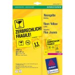 Labels Neon Yellow 210 x 297mm (20)