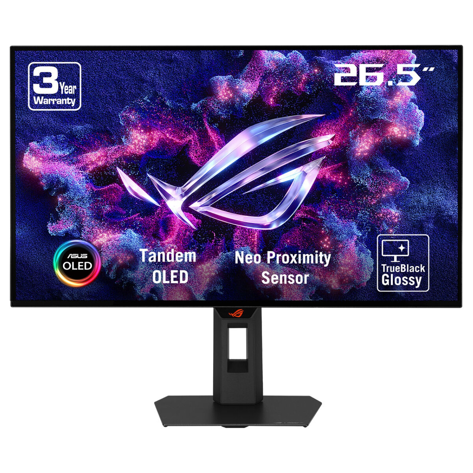 ROG Strix XG27AQWMG pantalla para PC 67,3 cm (26.5") 2560 x 1440 Pixeles Quad HD OLED Negro