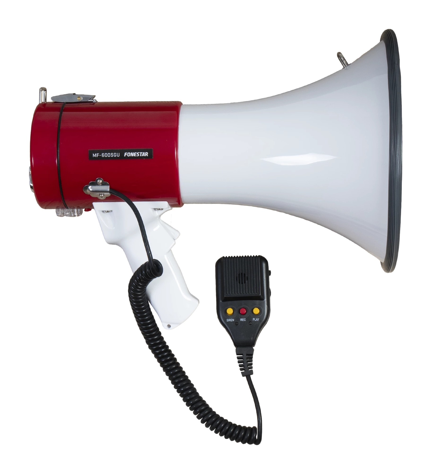 MF-600SGU megáfono Interior / exterior 25 W Rojo, Blanco