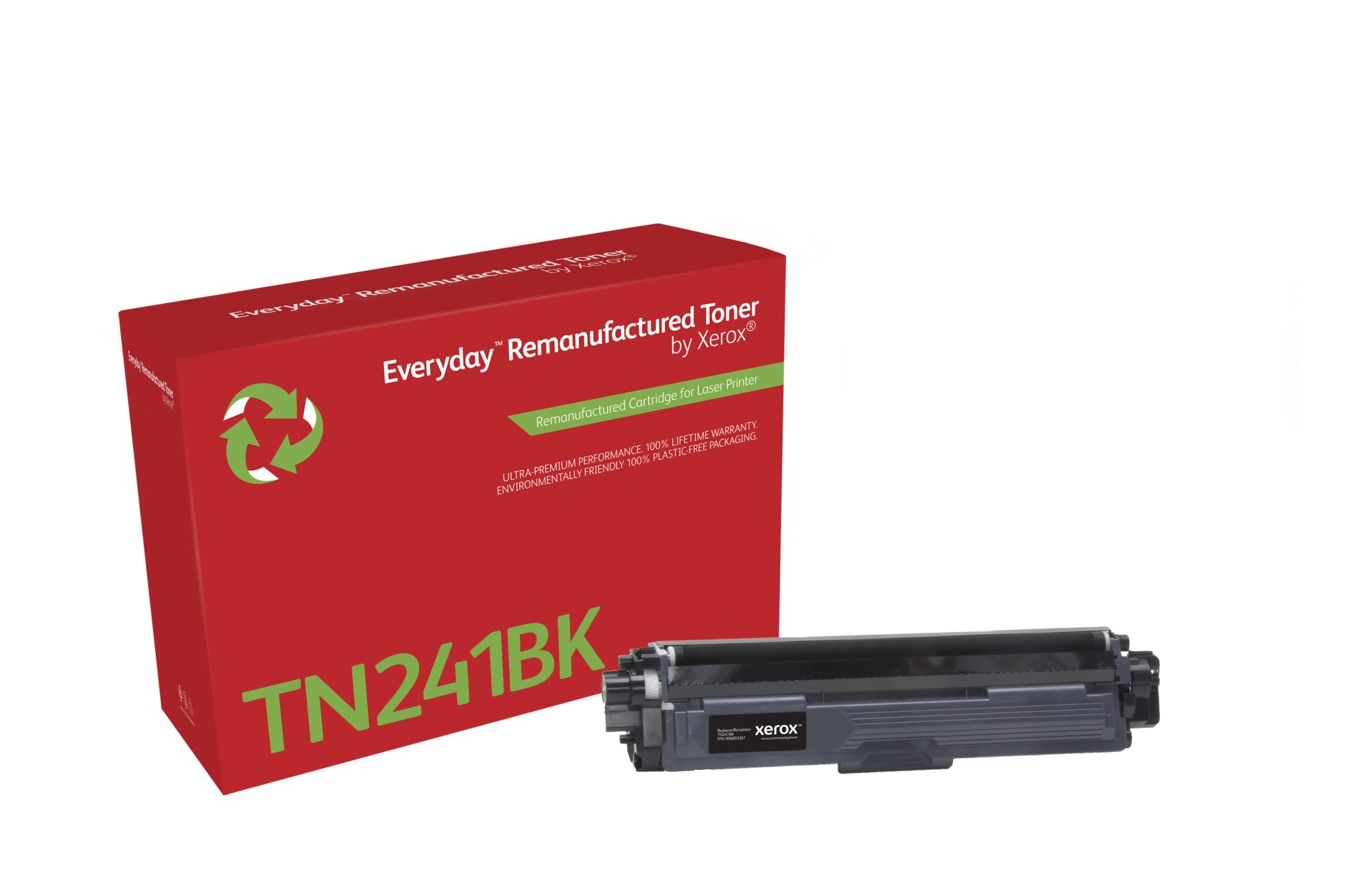 Remanufacturado Everyday Tóner Everyday Negro remanufacturado de Xerox es compatible con Brother TN241BK, Capacidad estándar