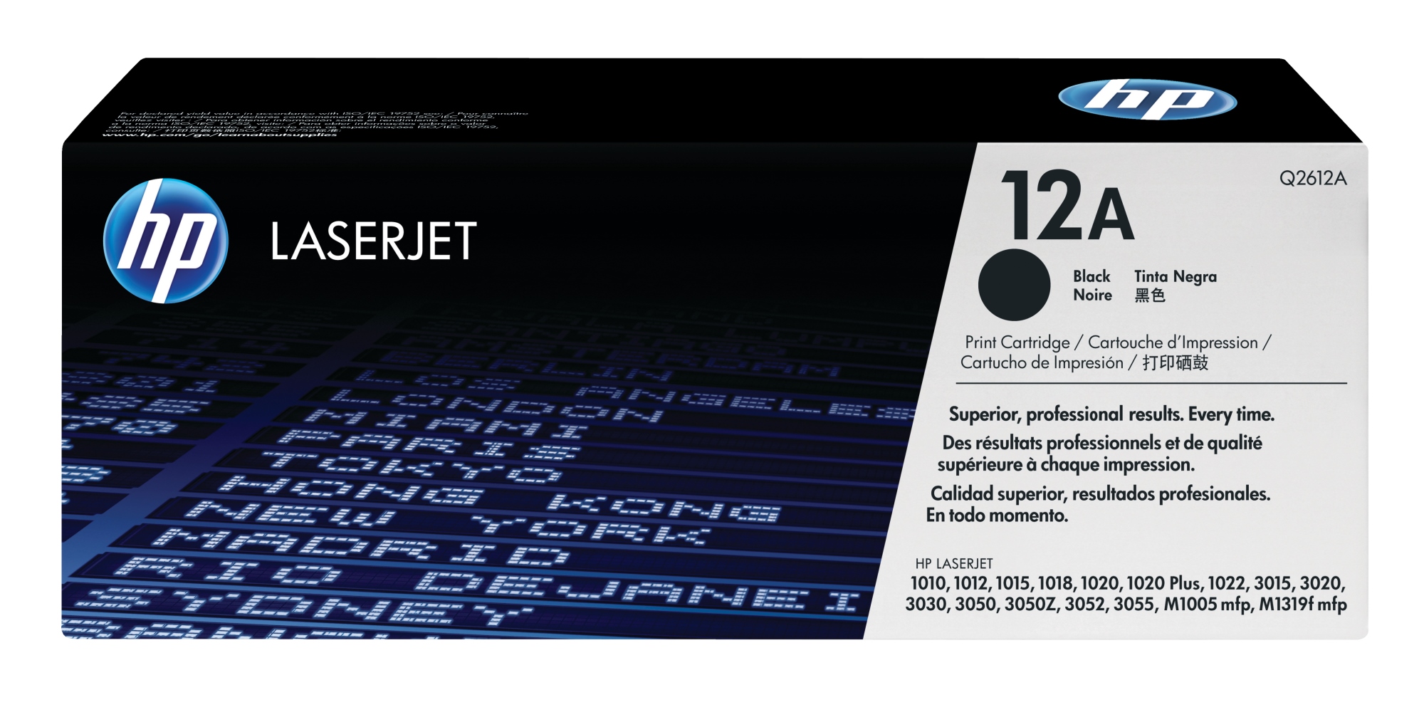 Cartucho de tóner original LaserJet 12A negro
