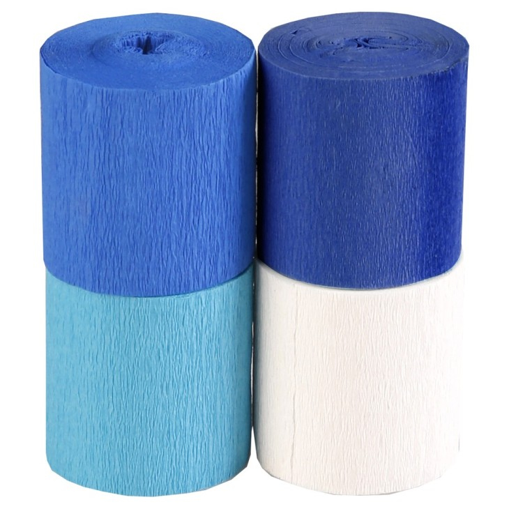 914292C papel crepe Azul