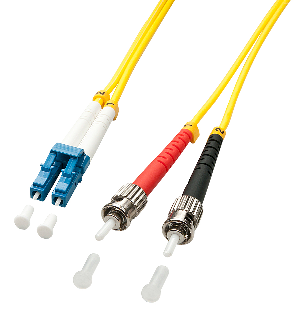 2m LC/ST Cable de fibra óptica e InfiniBand Multicolor, Amarillo