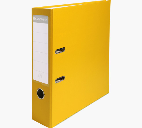 918404B carpeta de cartón A4 Amarillo