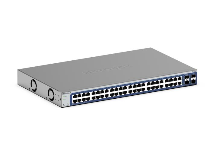 GS748T Gestionado L2/L3/L4 Gigabit Ethernet (10/100/1000) Negro, Gris