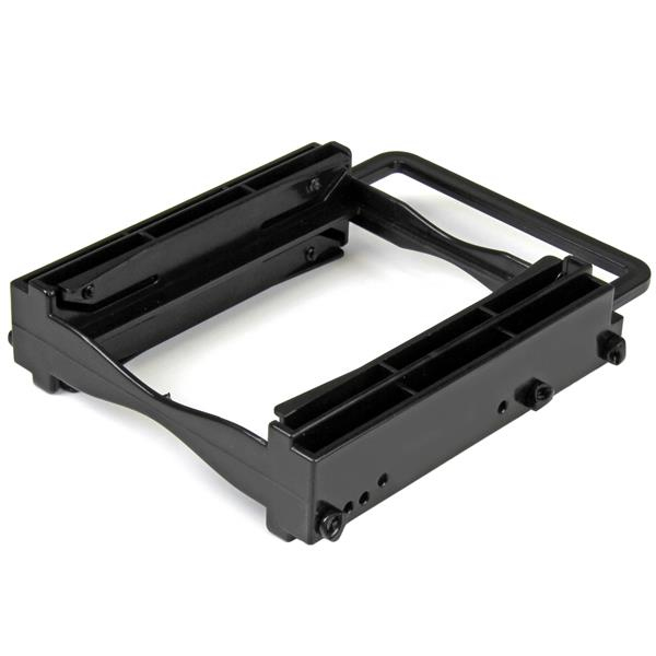 Bracket de Montaje para 2 Unidades de DD/SSD de 2,5" en Bahía de 3,5" - Sin herramientas