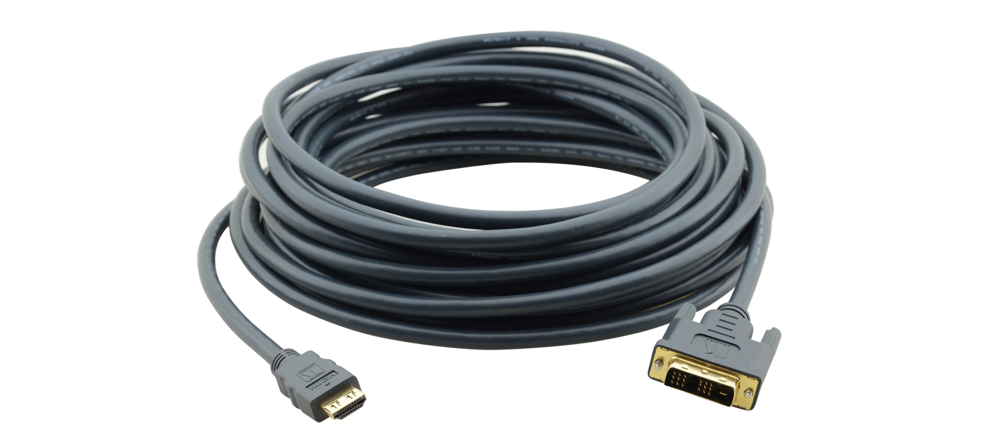 C-HM/DM 7,6 m DVI-D HDMI Negro