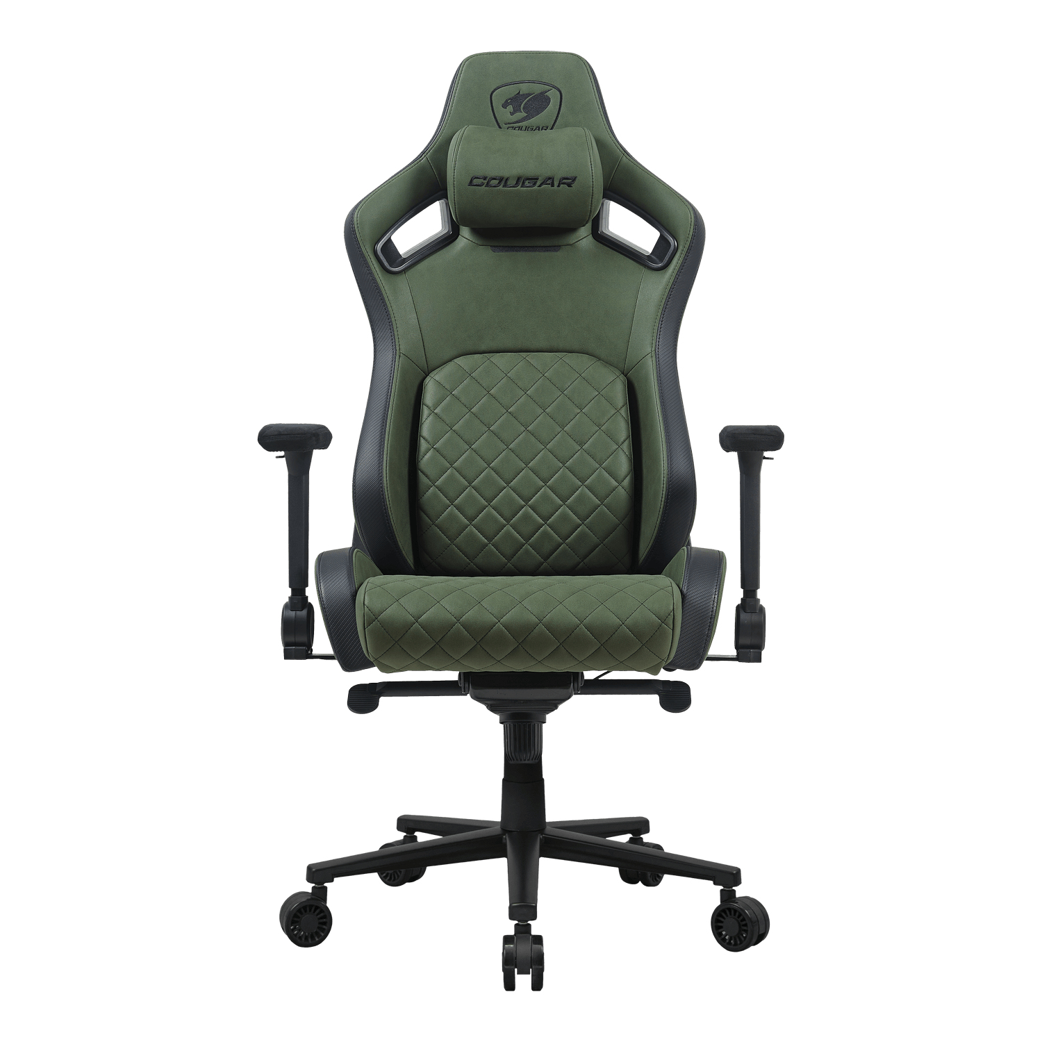 DEFENSOR S ARMY GREEN F Silla para videojuegos universal Asiento acolchado Verde