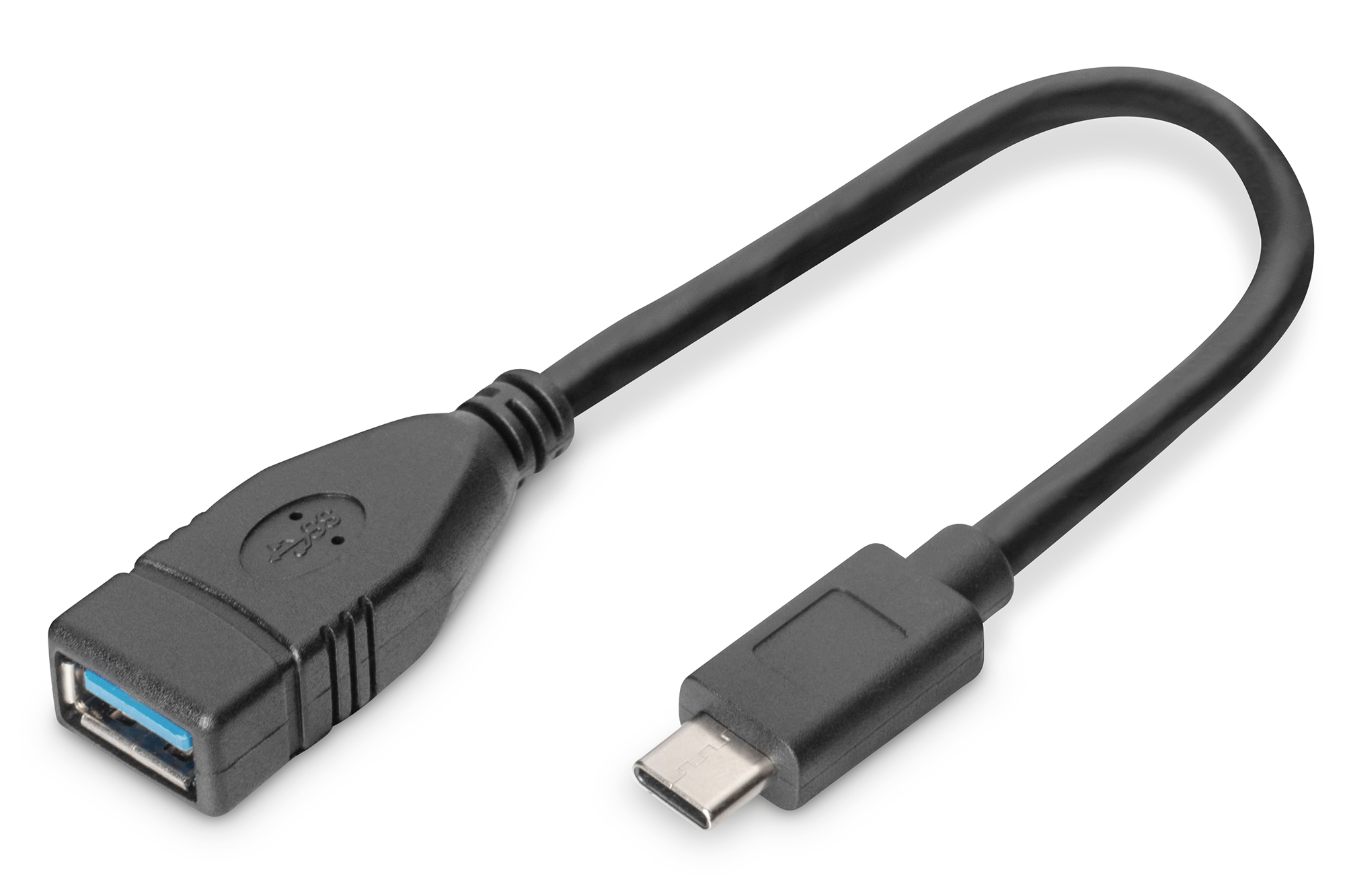 Adaptador / convertidor USB-C - USB-A, OTG, 0,15 m
