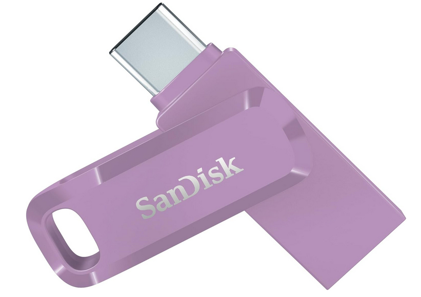 Ultra Dual Drive Go USB 128GB unidad flash USB USB Type-A / USB Type-C 3.2 Gen 1 (3.1 Gen 1) Lavanda