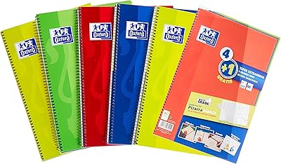 400122761 cuaderno y block A4 80 hojas Colores surtidos