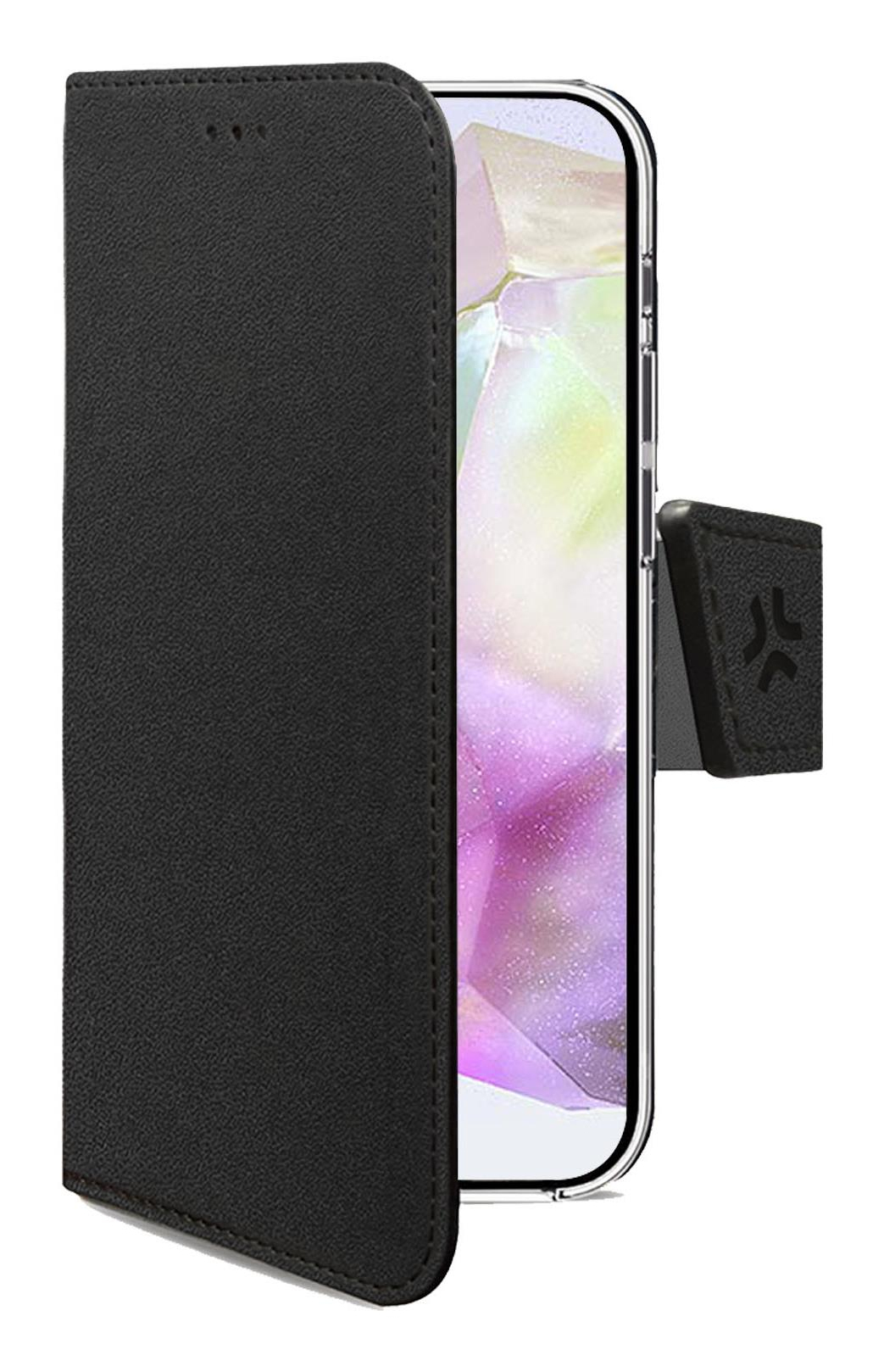 WALLY funda para teléfono móvil 17 cm (6.7") Funda cartera Negro