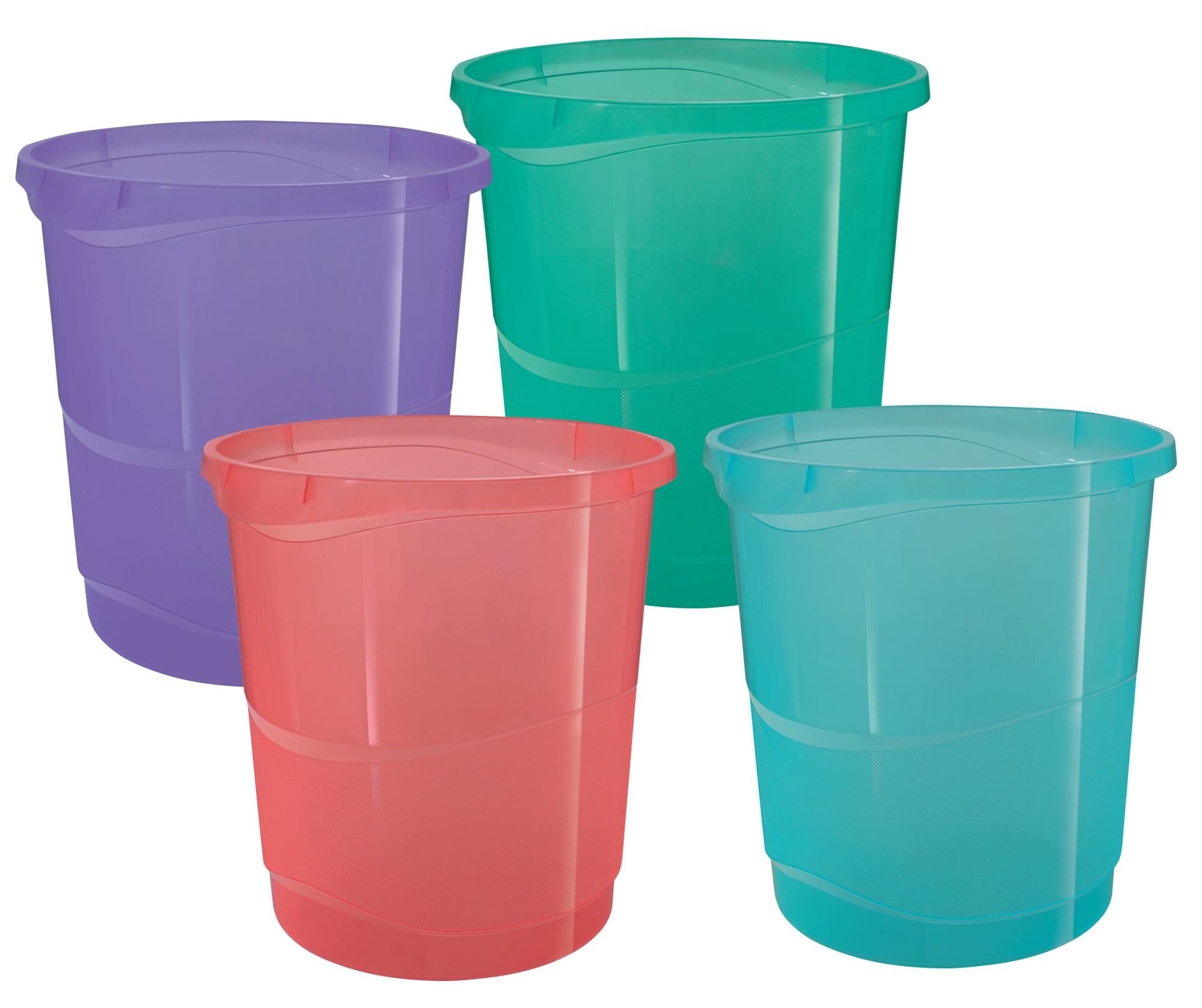 626291 cubo de basura Alrededor Poliestireno (PS) Colores surtidos