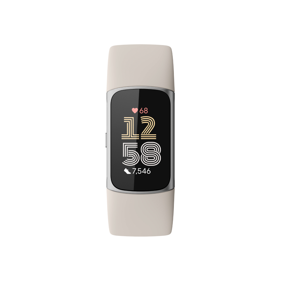 Charge 6 AMOLED Pulsera de actividad Beige, Plata