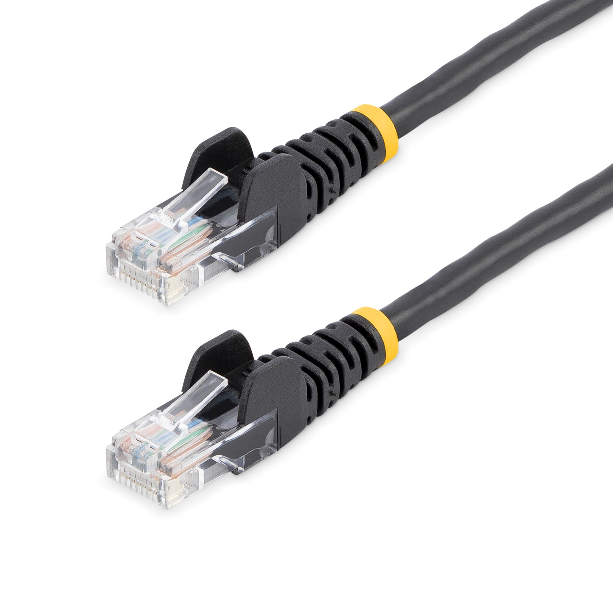 Cable de 5m de red Ethernet Cat5e RJ45 sin traba snagless - Negro