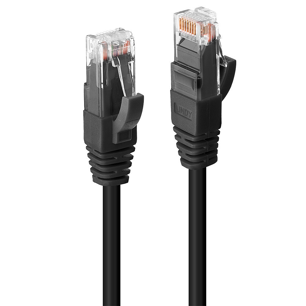 45433 cable de red Negro 2 m Cat6 U/UTP (UTP)