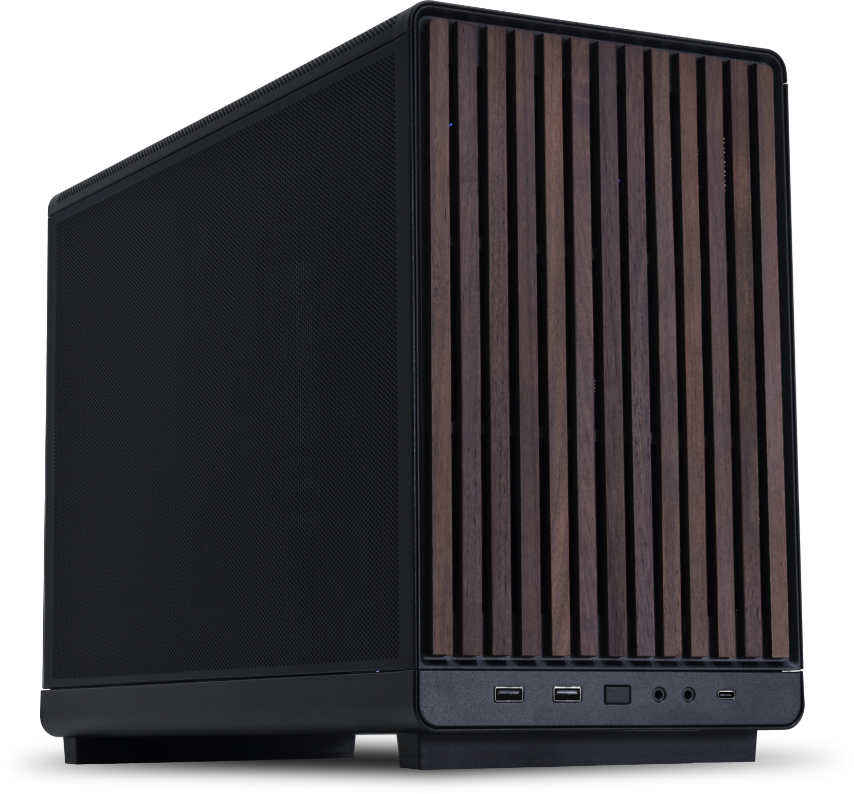 A3-mATX Micro Torre Negro, Madera