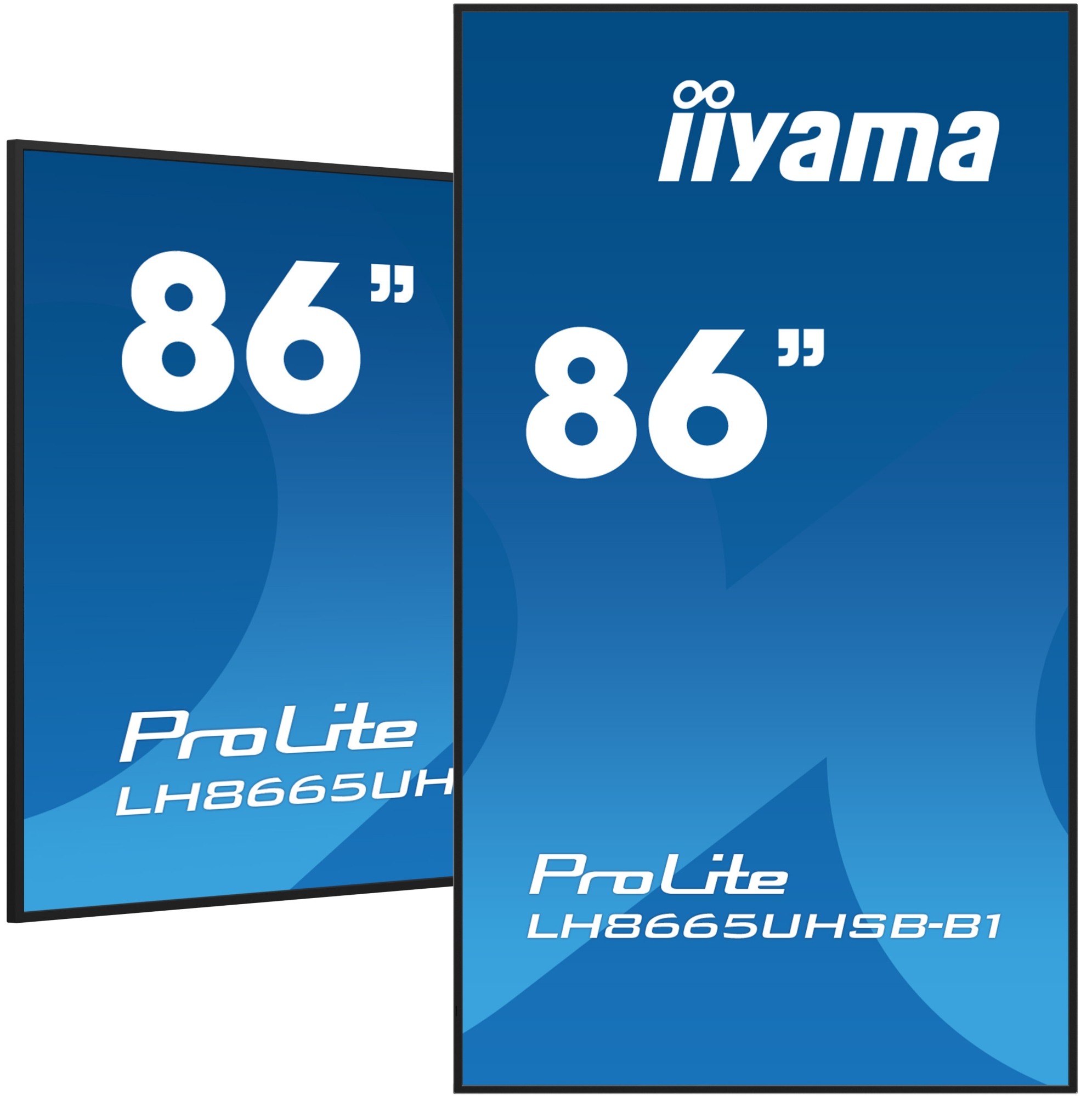 LH8665UHSB-B1 pantalla de señalización Diseño de quiosco 2,18 m (86") LED Wifi 800 cd / m² 4K Ultra HD Negro Procesador incorporado Android 11 24/7