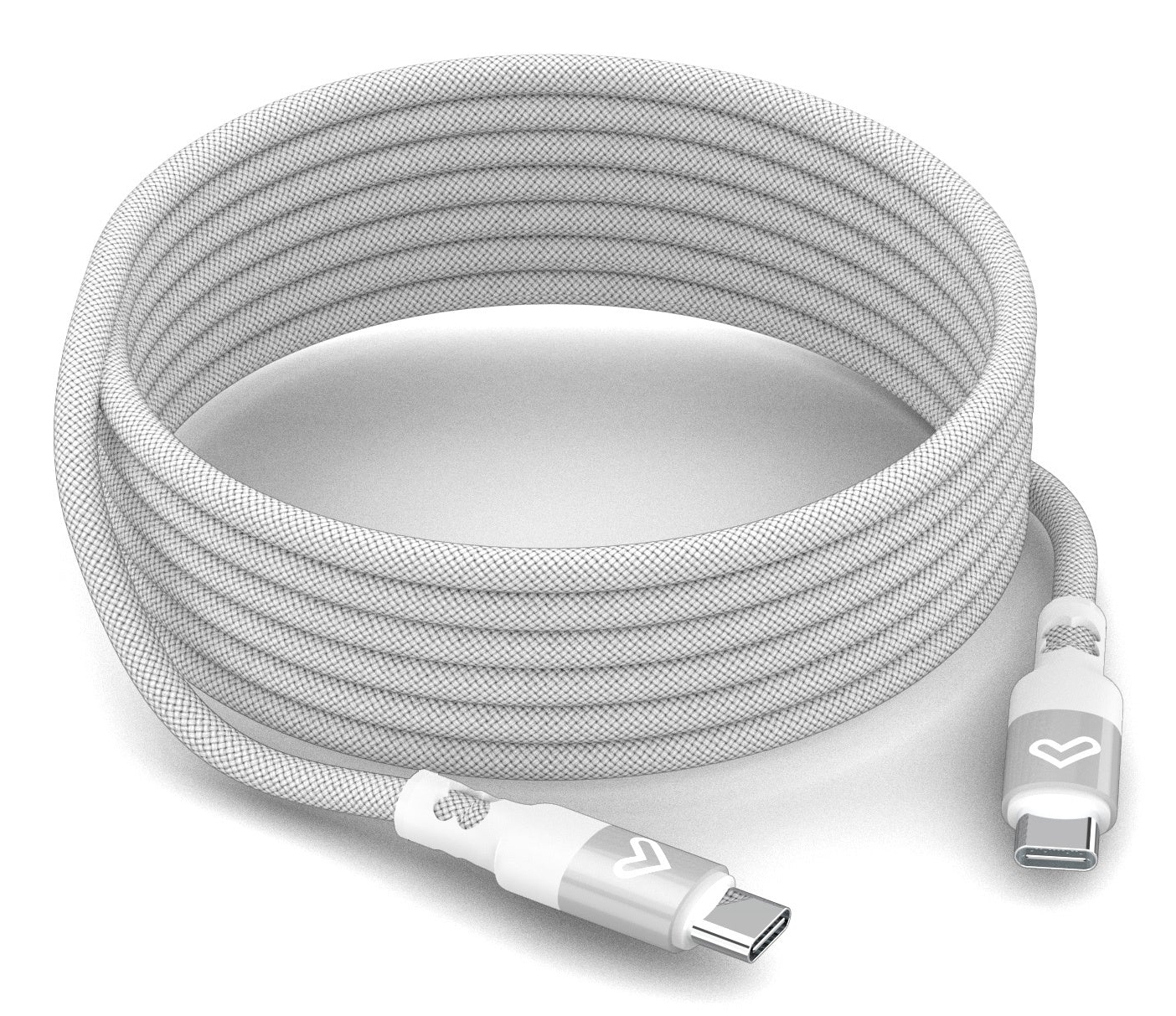 Magnet Roll cable cable USB USB 2.0 1,5 m USB C 0,48 Gbit/s 60 W Blanco
