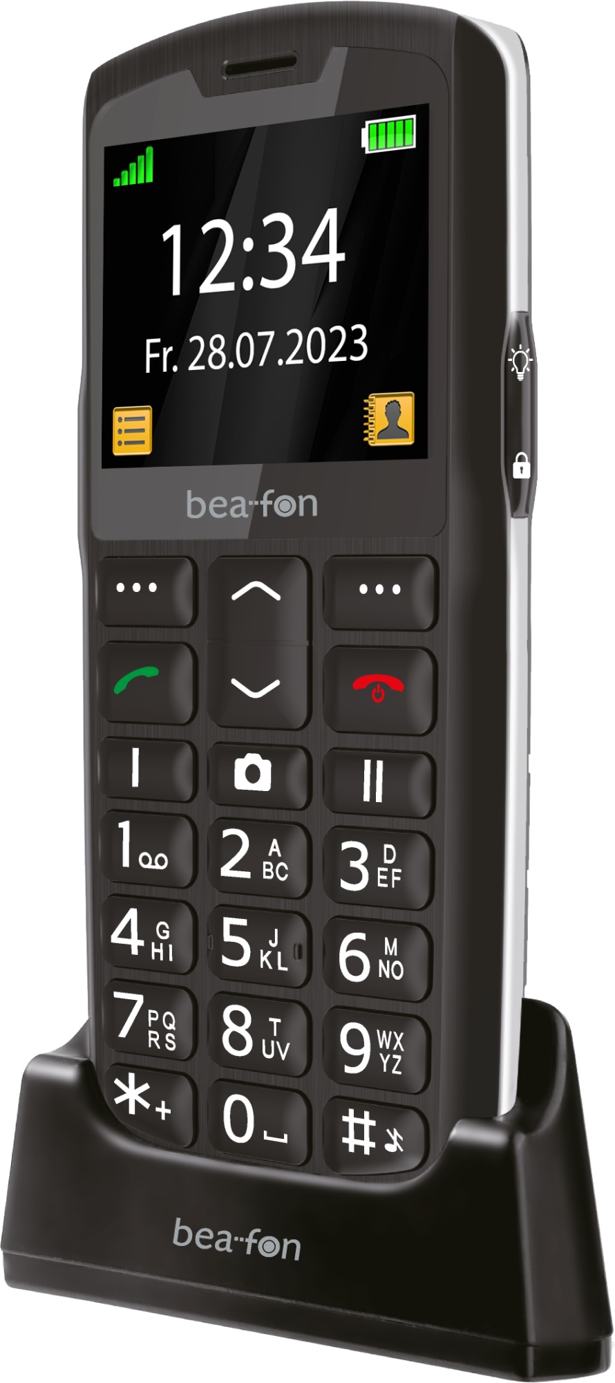 SL260 LTE 5,59 cm (2.2") 90 g Negro, Plata Característica del teléfono