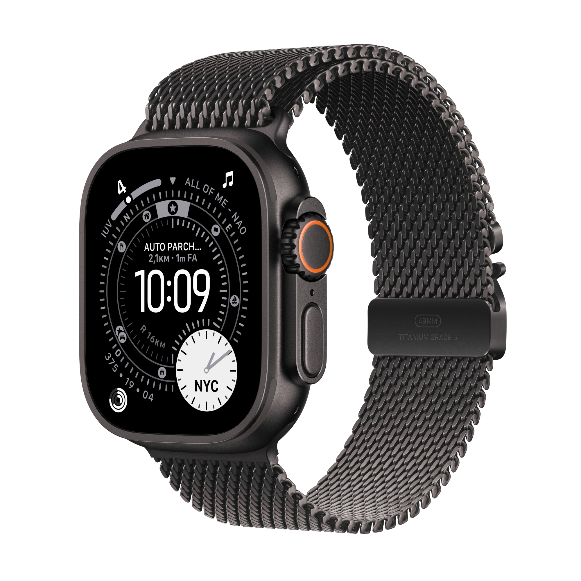 Watch Ultra 3 OLED 49 mm Digital 422 x 514 Pixeles Pantalla táctil 5G Negro Wifi GPS (satélite)