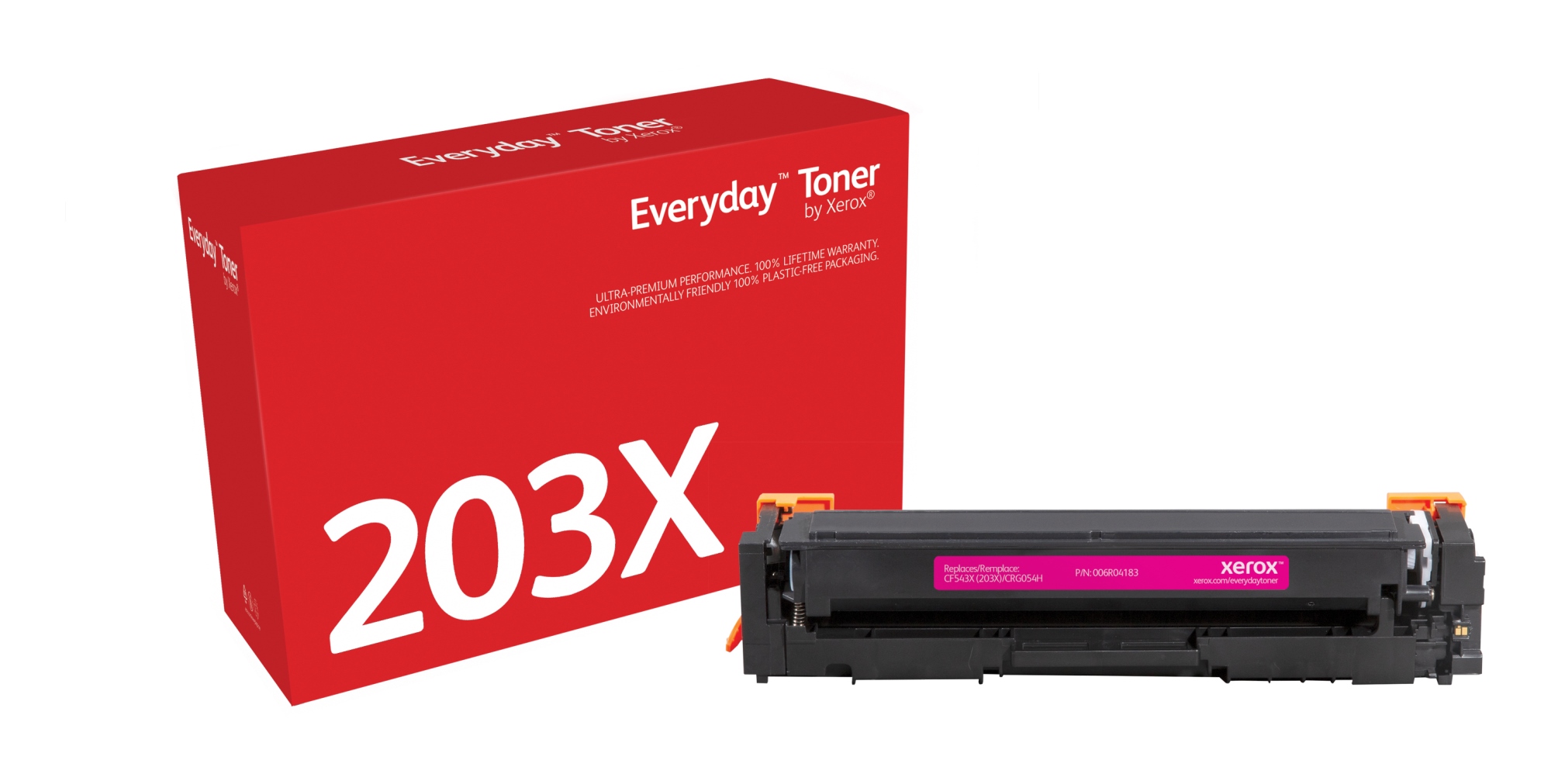 Everyday Toner Everyday Magenta di Xerox compatibile con HP 203X (CF543X), Capacidad alta