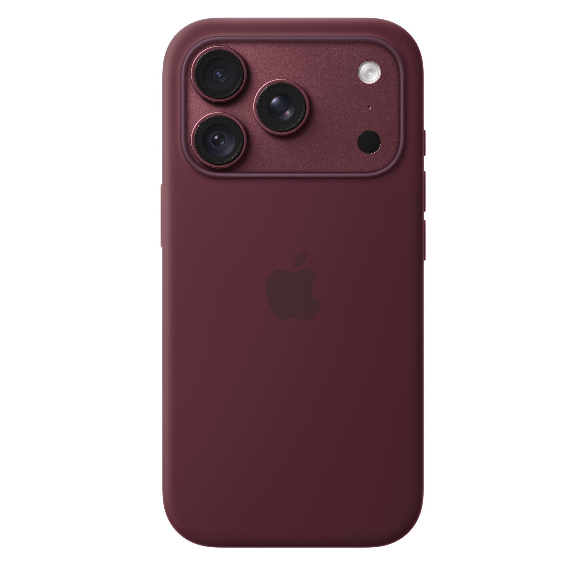 Funda de silicona con MagSafe para el iPhone 18 Pro - Burdeos