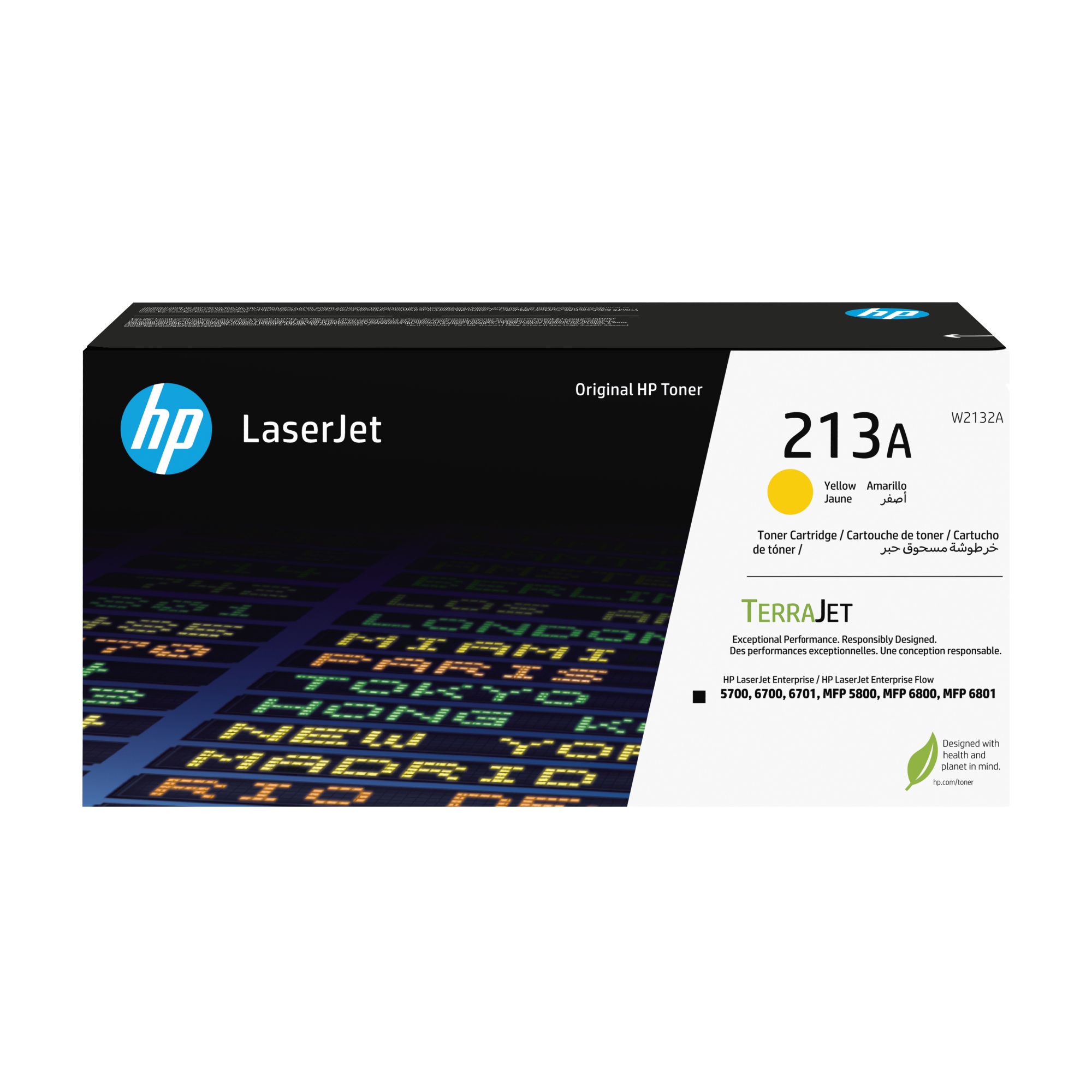 Cartucho de tóner Original LaserJet 213A amarillo