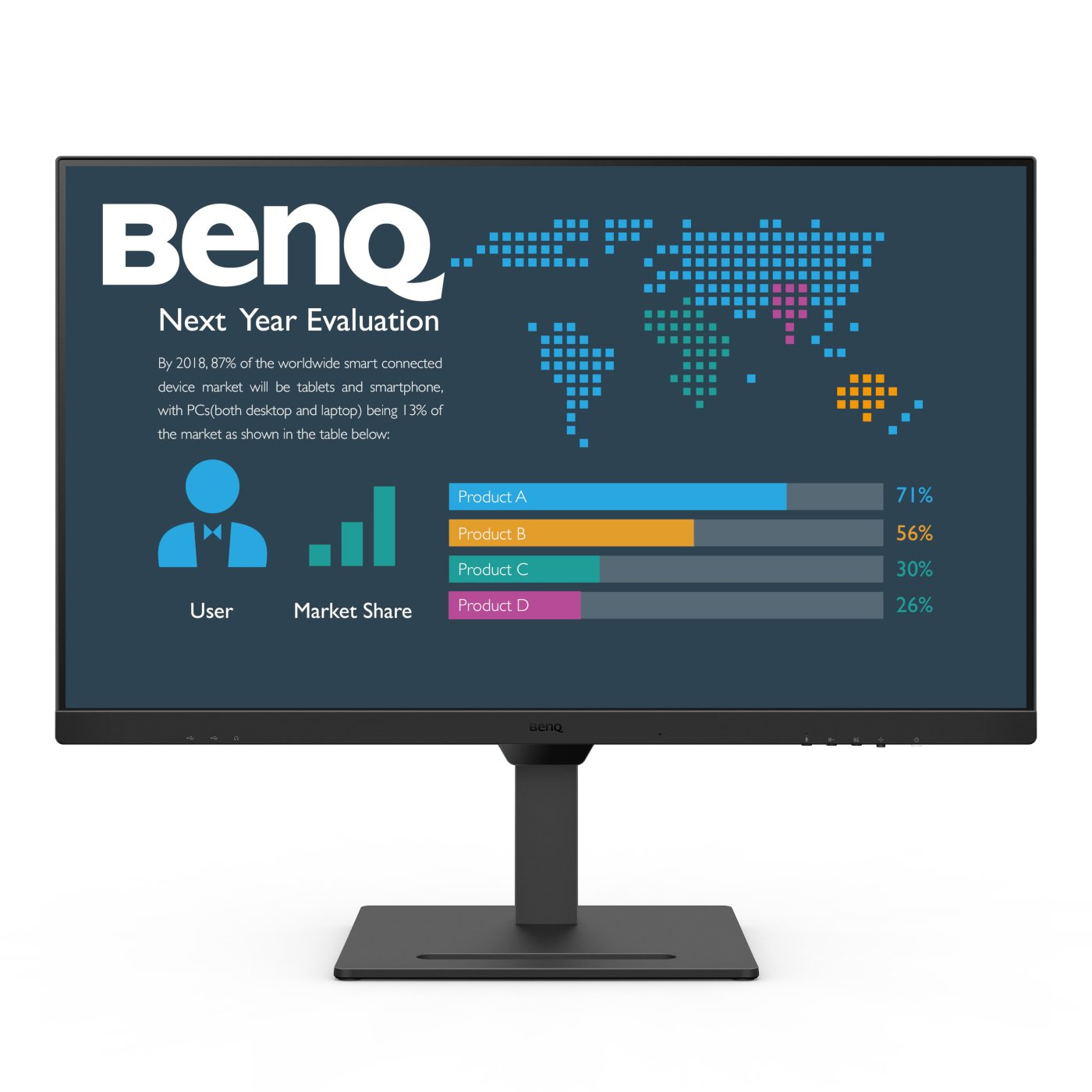 BL3290QT pantalla para PC 80 cm (31.5") 2560 x 1440 Pixeles Quad HD LED Negro