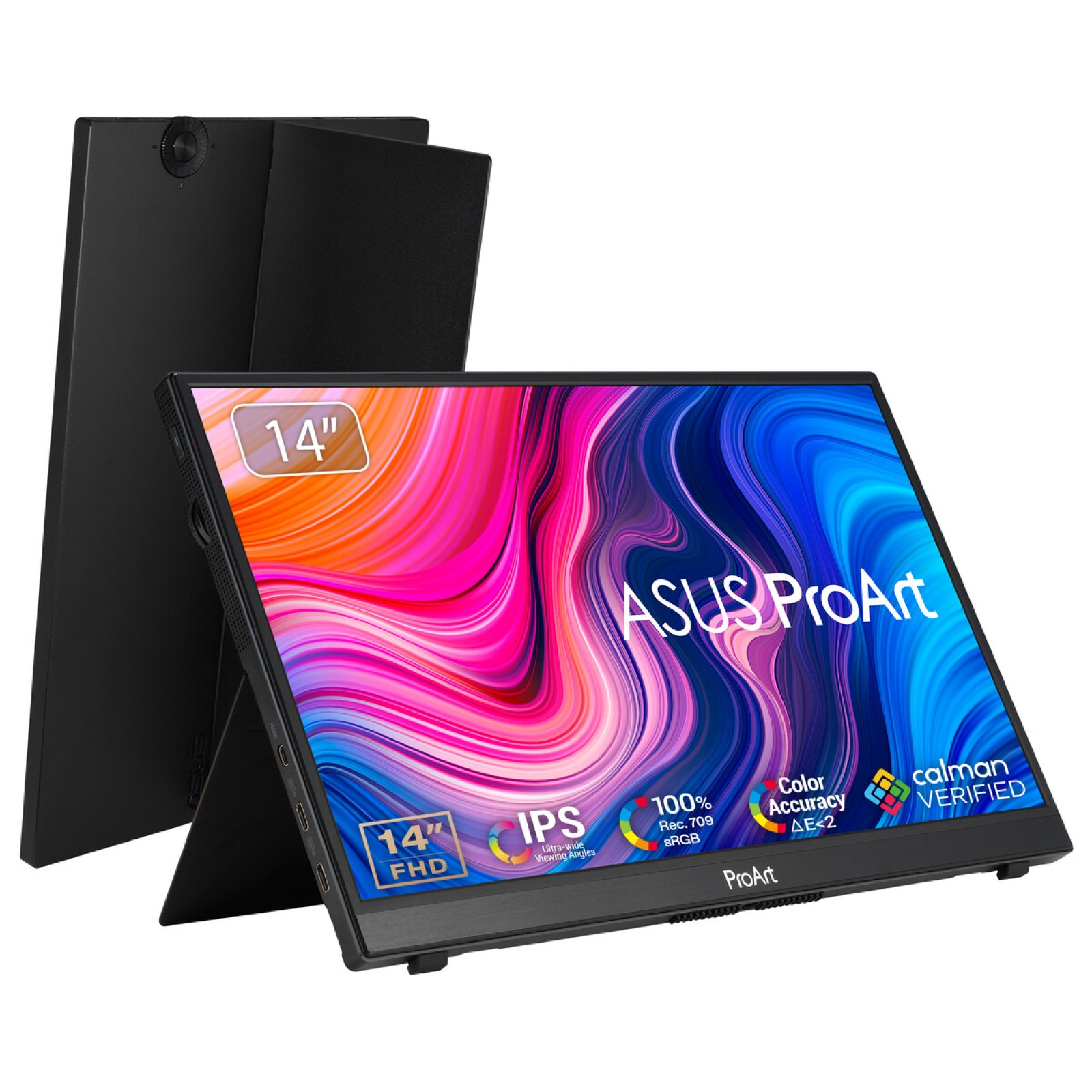 PA148CTV pantalla para PC 35,6 cm (14") 1920 x 1080 Pixeles Full HD LED Pantalla táctil Mesa Negro