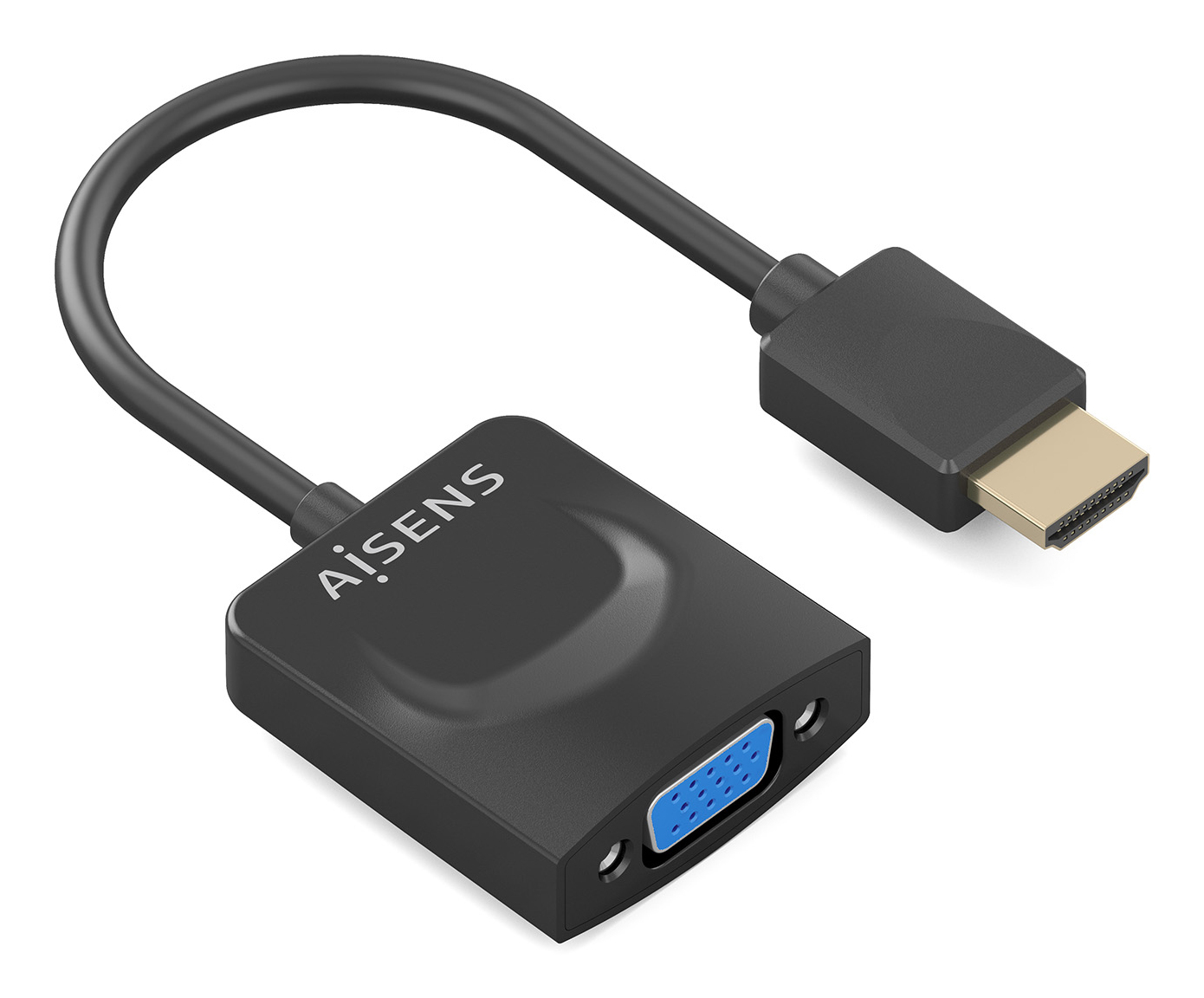 Conversor HDMI a SVGA, HDMI A/M-SVGA/H, Negro, 15?m