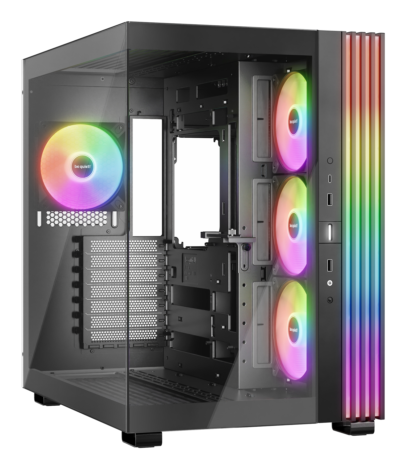 LIGHT BASE 600 LX Black Midi Tower Negro