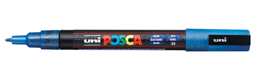 POSCA PC-3M Azul chispeante 186588 Pack 6