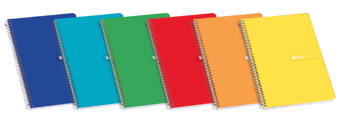 100302775 cuaderno y block 80 hojas Colores surtidos - Pack de 10 unidades