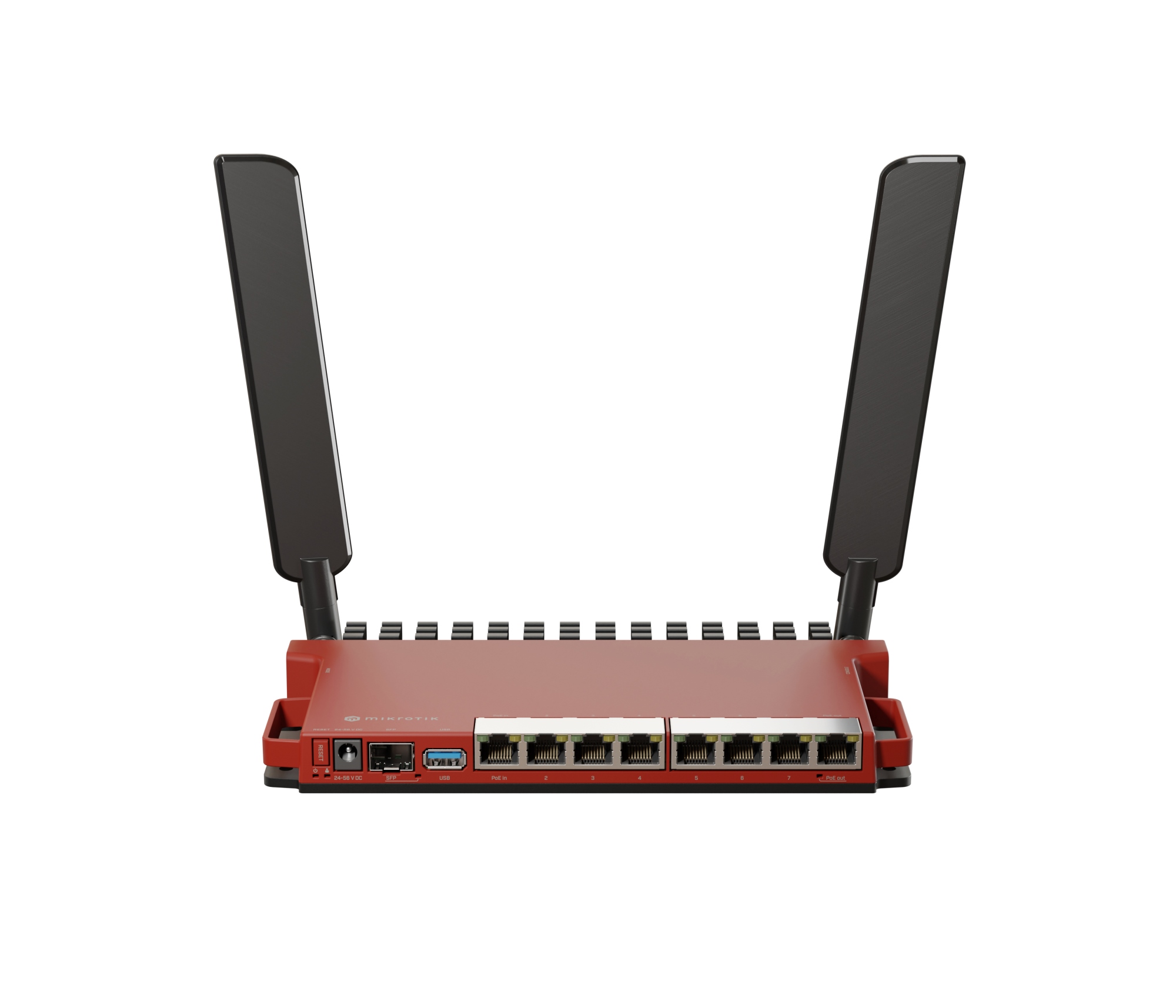 L009UiGS-2HaxD-IN router inalámbrico Gigabit Ethernet Banda única (2,4 GHz) Rojo