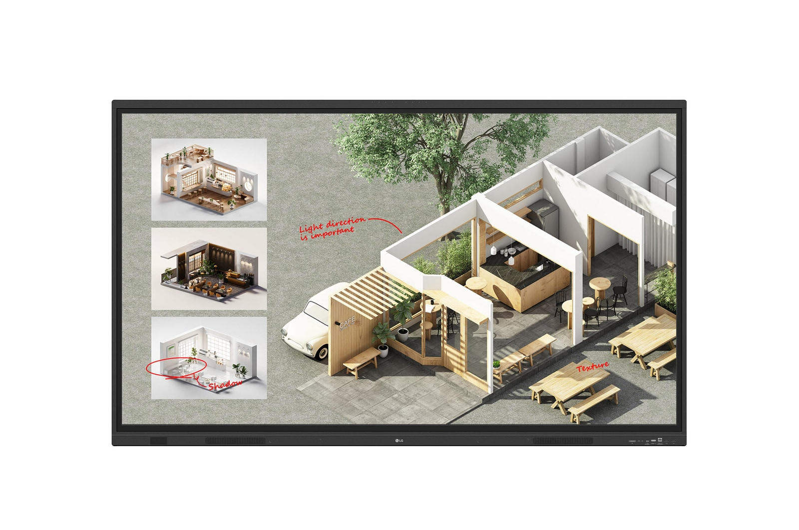 CreateBoard Standard pizarra blanca interactiva 190,5 cm (75") 3840 x 2160 Pixeles Pantalla táctil Negro