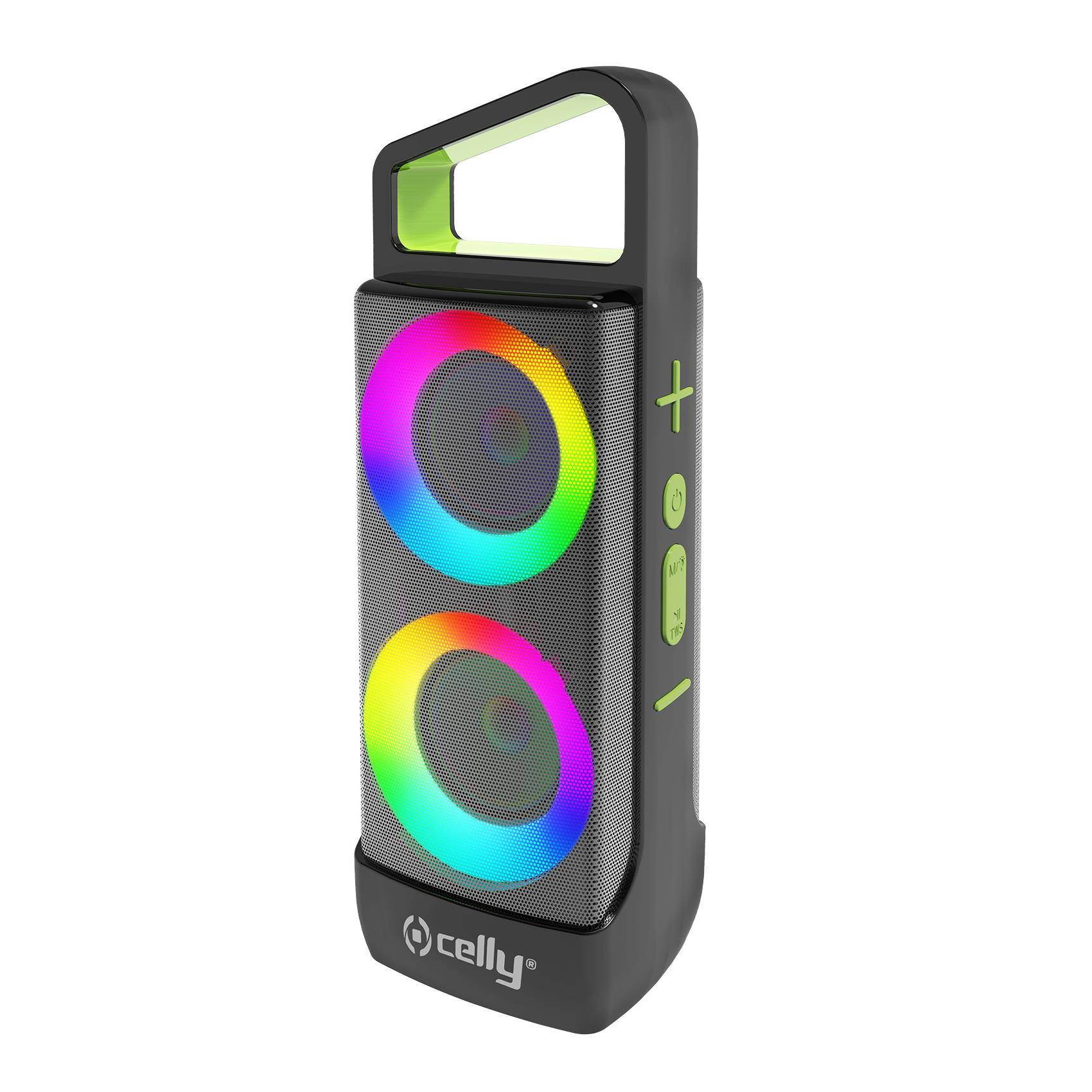 GROOVERGBBK altavoz portátil o de fiesta Altavoz para fiestas Negro 10 W