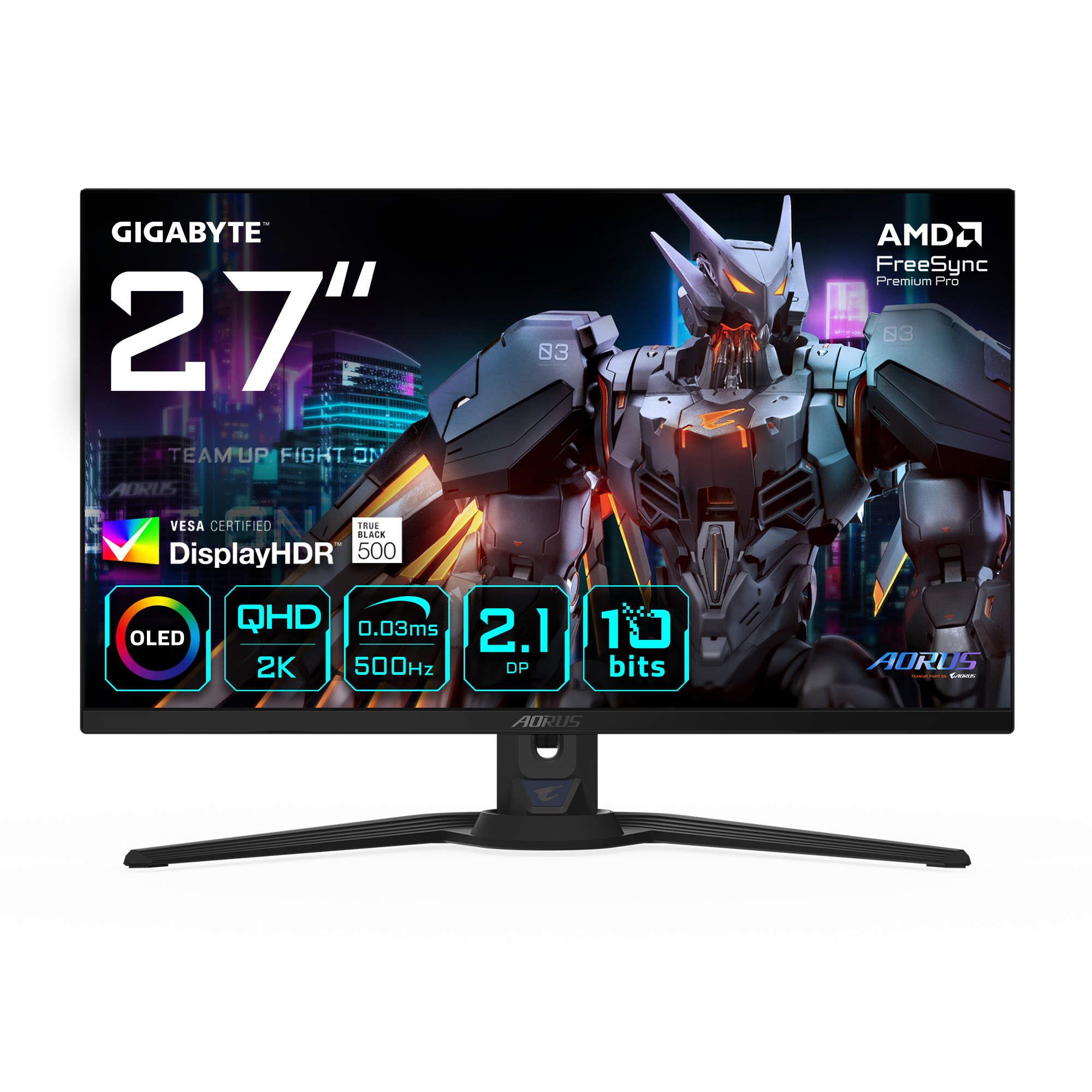 AORUS FO27Q5P Monitor Gaming OLED QHD