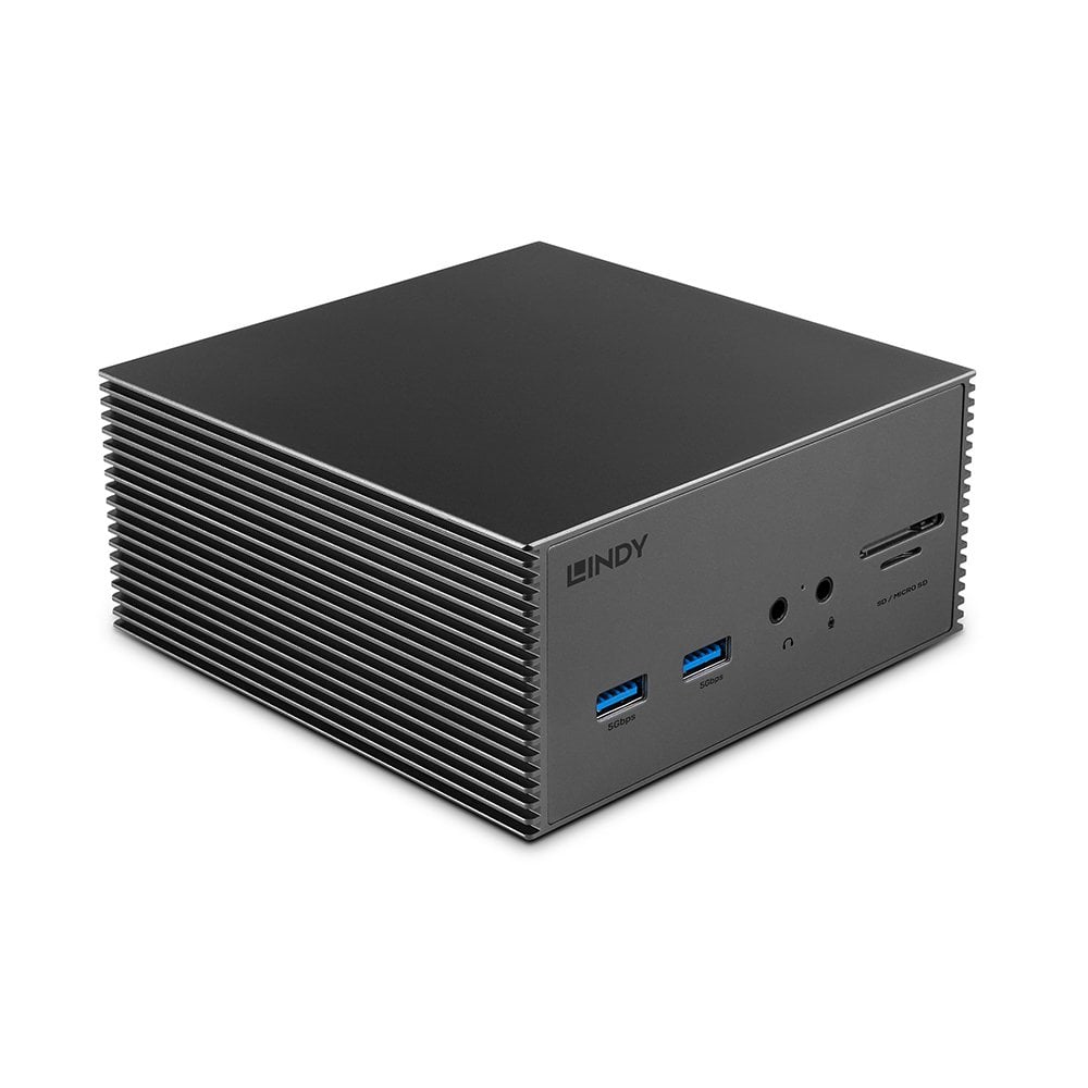 43378 base para portátil y replicador de puertos Alámbrico USB 3.2 Gen 2 (3.1 Gen 2) Type-C Gris