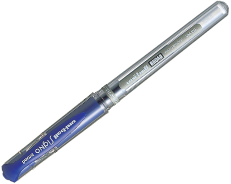 UM-153 Bolígrafo de gel con tapa Azul - 1 unidad - UM153B