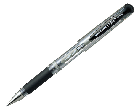 UM-153 Bolígrafo de gel con tapa Negro - 1 pieza(s) - UM153Z