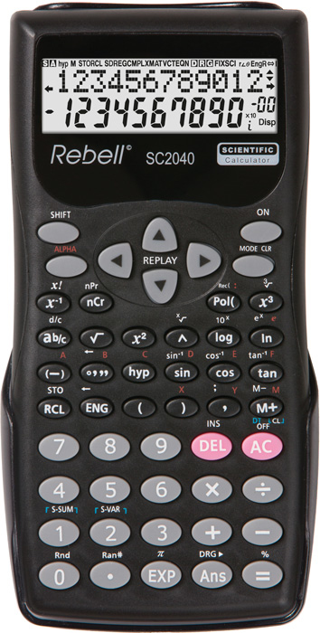 SC2040 calculadora Bolsillo Calculadora científica Negro